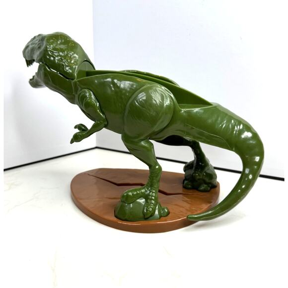 2018  T-Rex Tacosaurus Green Dinosaur Taco Stand & Holder - Picture 6 of 6